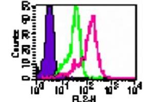 Intracellular flow cytometric analysis of TLR1 in human PBMCs (monocyte-gated) using TLR1 polyclonal antibody  at 0. (TLR1 Antikörper  (AA 400-450))