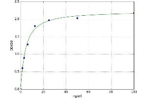 A typical standard curve