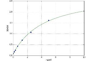 A typical standard curve