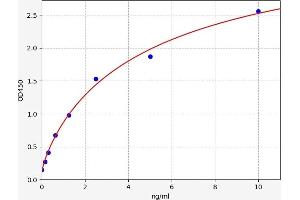 Typical standard curve (MMP28 ELISA Kit)