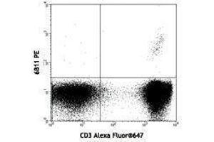 Flow Cytometry (FACS) image for anti-TCR V Alpha24-J Alpha18 antibody (PE) (ABIN2663907) (TCR V Alpha24-J Alpha18 Antikörper (PE))