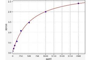 Typical standard curve (VDAC1 ELISA Kit)