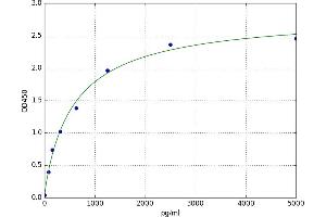A typical standard curve