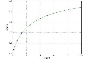 A typical standard curve