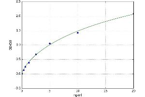 A typical standard curve (Apolipoprotein M ELISA Kit)