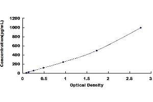 Typical standard curve (TERT ELISA Kit)