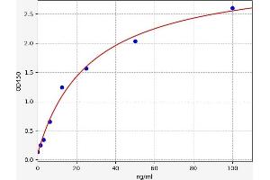 Typical standard curve (Calprotectin ELISA Kit)