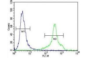 Flow Cytometry (FACS) image for anti-Major Histocompatibility Complex, Class II, DQ alpha 1 (HLA-DQA1) (AA 39-66) antibody (ABIN3031680)