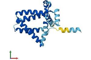 AlphaFold protein structure predicition of Mouse Recombinant Arl6ip5 Protein, UniprotID Q8R5J9