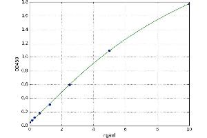 A typical standard curve