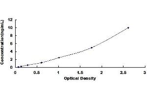 Typical standard curve (SP7 ELISA Kit)