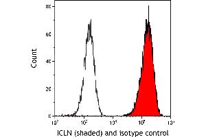 Flow Cytometry (FACS) image for anti-Chloride Channel, Nucleotide-Sensitive, 1A (CLNS1A) (AA 187-237) antibody (ABIN7455042) (CLNS1A Antikörper  (AA 187-237))