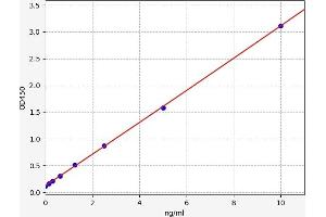 Typical standard curve
