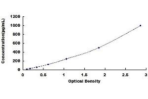 Typical standard curve