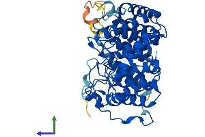 AlphaFold protein structure predicition of Human Recombinant LANCL3 Protein, UniprotID Q6ZV70