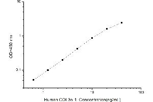 Typical standard curve