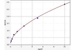 Typical standard curve (DCC ELISA Kit)