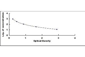 Typical standard curve