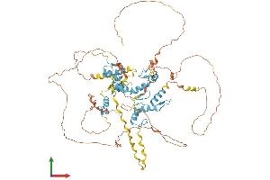 AlphaFold protein structure predicition of Human Recombinant ZNF219 Protein, UniprotID Q9P2Y4 (ZNF219 Protein (AA 1-722) (His tag))
