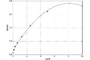 A typical standard curve