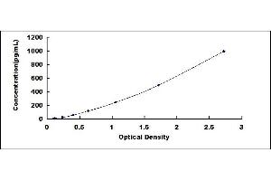 Typical standard curve (BMP7 ELISA Kit)