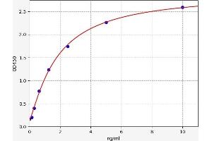 Typical standard curve (HSD17B13 ELISA Kit)