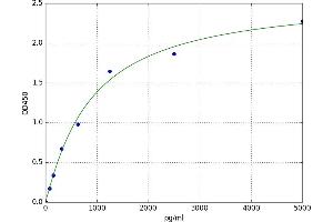 A typical standard curve