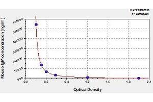 Typical standard curve