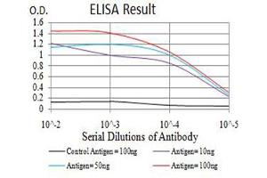 ELISA image for anti-ATG3 Autophagy Related 3 (ATG3) (AA 1-100) antibody (ABIN5611290)