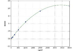 A typical standard curve