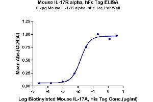 ELISA image for Interleukin 17 Receptor A (IL17RA) (AA 32-322) protein (Fc Tag) (ABIN7274244)