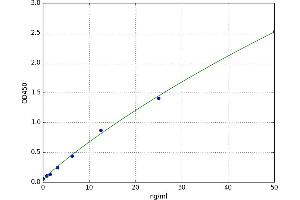 A typical standard curve