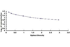 Typical standard curve