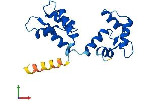 AlphaFold protein structure predicition of Human Recombinant CETN3 Protein, UniprotID O15182
