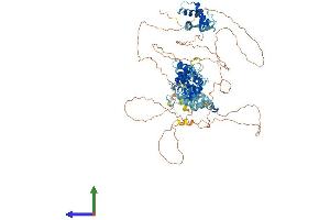 AlphaFold protein structure predicition of Mouse Recombinant Depdc1a Protein, UniprotID Q8CIG0 (DEPDC1 Protein (AA 1-804) (His tag))