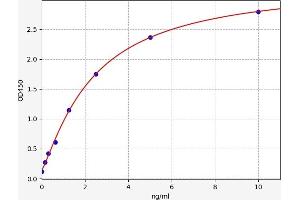 Typical standard curve (KRT16 ELISA Kit)