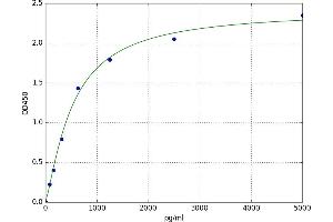 A typical standard curve