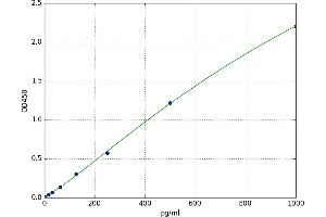 A typical standard curve