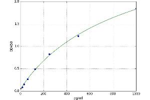 A typical standard curve