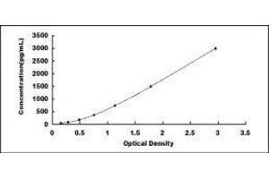 Typical standard curve