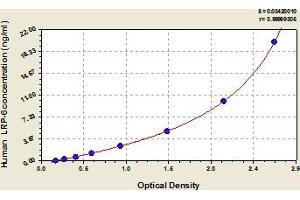 Typical Standard Curve (LRP6 ELISA Kit)