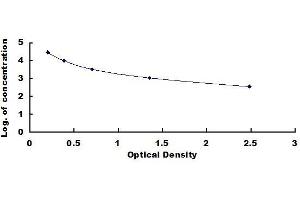 Typical standard curve