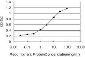 Detection limit for recombinant GST tagged KISS1 is approximately 0.