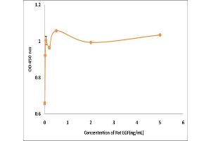Activity Assay (AcA) image for Epidermal Growth Factor (EGF) (Active) protein (ABIN5509414) (EGF Protein)