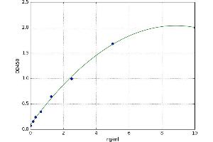 A typical standard curve