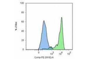 Flow Cytometry (FACS) image for anti-Folate Hydrolase (Prostate-Specific Membrane Antigen) 1 (FOLH1) (AA 44-750) antibody (PE) (ABIN614249) (PSMA Antikörper  (AA 44-750) (PE))