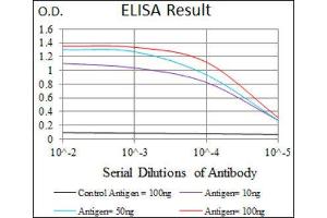 ELISA image for anti-Mitogen-Activated Protein Kinase 14 (MAPK14) (AA 299-360) antibody (ABIN1845584) (MAPK14 Antikörper  (AA 299-360))