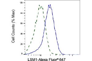 Validation of LSM1 knockdown using flow cytometry. (LSM1 Antikörper)