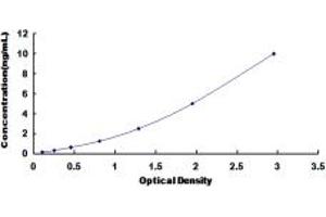 Typical standard curve (UNG ELISA Kit)