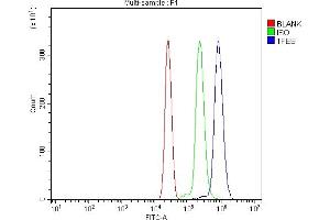 Flow Cytometry analysis of U937 cells using anti-TFEB antibody (ABIN7600648).